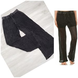 New T PARTY Mineral Washed Mesh Fishnet Pants